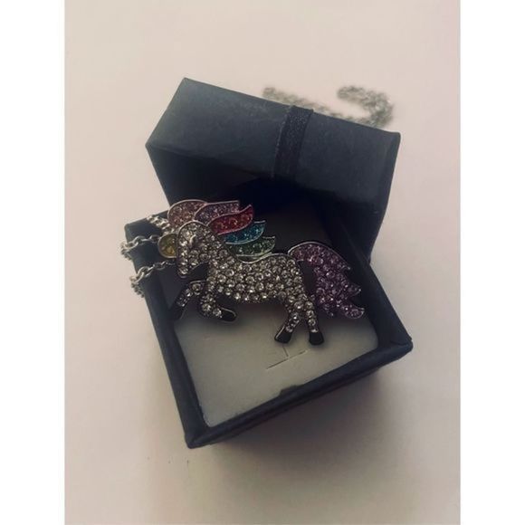 Gorgeous bling unicorn NECKLACE - Picture 2 of 5